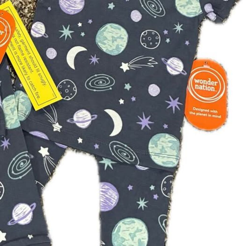 Wonder Nation Baby 18M Space Sleepwear Set